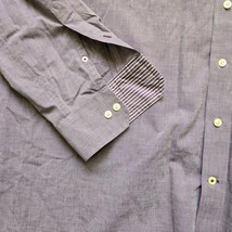 Izod Shirt Mens Double Extra Large Button Down Contrast Cuffs Dress Shir... - £23.42 GBP