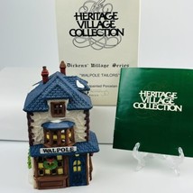 Department 56 Walpole Tailors 1988 Dickens Village With light &amp; Box Vintage - $29.02