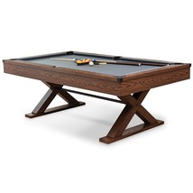 Masterton Billiard Pool Table, Burgundy, 87 Inch - Features Scratch Re - £725.00 GBP