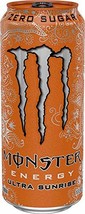 Monster Energy Ultra Zero Sugar Energy Drinks 16 Fl Oz Ultra Sunrise 6 Pack - $26.99