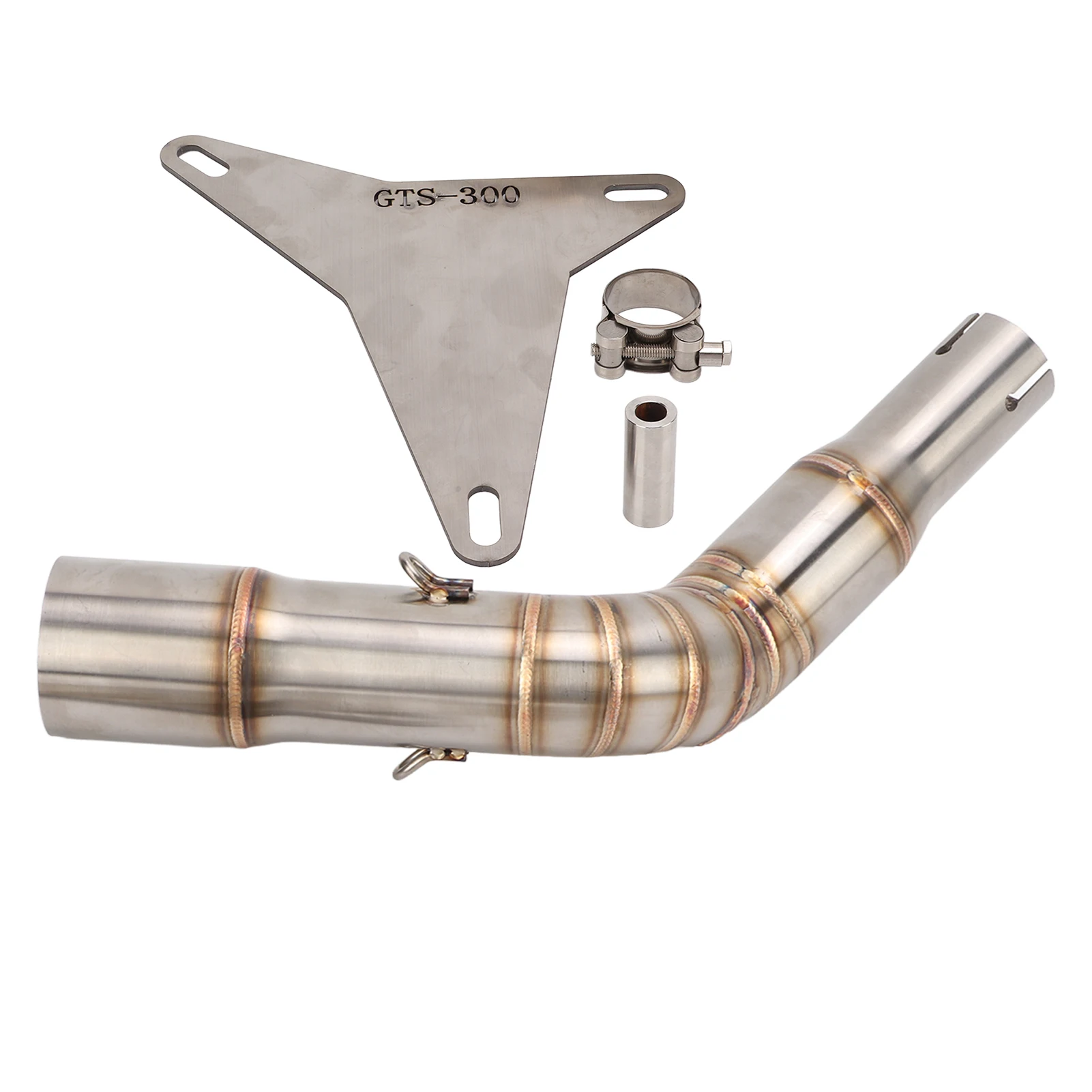 Middle Link Pipe Anti Collision Exhaust Mid Pipe Strong High Temperature... - $188.52