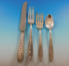 Wedgwood by International Sterling Silver Flatware Set for 12 Service 48 Pieces - £2,291.60 GBP