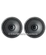 Pair 8 inch Full-Range Speakers Bass Mid Woofers 8 ohm Home Stereo Sound... - £47.90 GBP