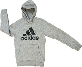 Adidas Men&#39;s Gray Essentials Fleece Camo Print Pullover Hoodie Sz S, H14671 - £36.33 GBP