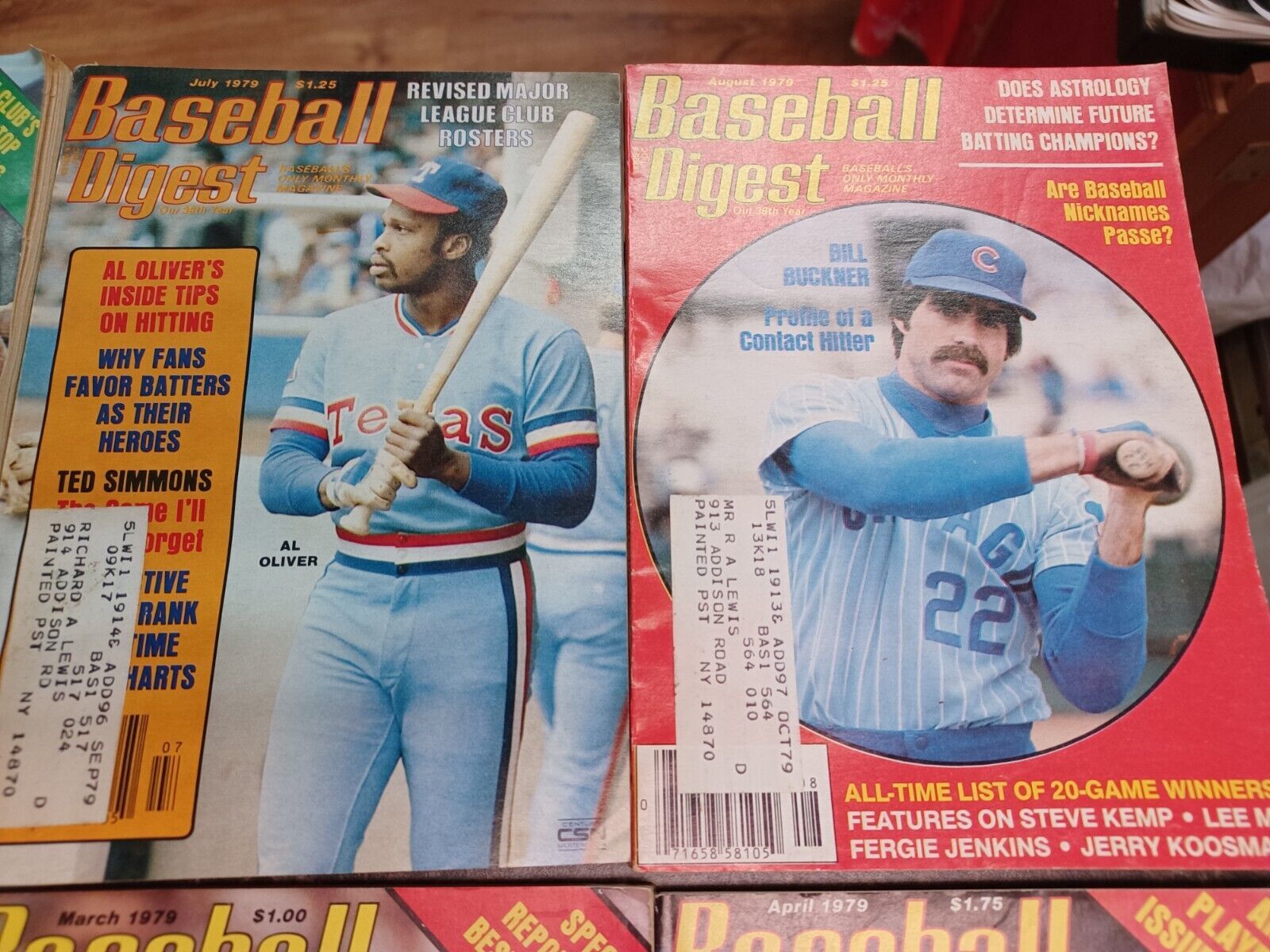 Vintage Baseball Digest   1973 1979 Lot Of 11 Nolan Ryan Item image 3