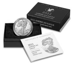 American Eagle 2022 One Ounce Silver Proof Coin (22EA) - £60.32 GBP