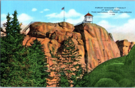 Forest Rangers Lookout at Devils Head Pikes Natl Forest Colorado Postcar... - $6.88