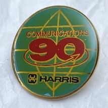 Harris Communications Corporation Company Advertisement Lapel Hat Pin Pi... - $5.95