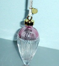 Waterford Crystal Lismore FAITH Drop Bauble Ornament Cranberry 2021 #1059692 New - $79.90