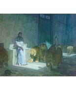 Art Henry Ossawa Tanner: Daniel in the Lions&#39; Den Giclee Print Canvas repro - £6.88 GBP+