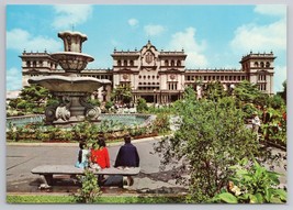 Guatemala City Beautiful View Central Park And National Palace Vintage Postcard - £10.80 GBP