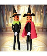Halloween Pumpkin Elf Doll Christmas Shelf Decor Kids Gift Plush Ornamen... - $19.99