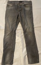 Zara Man Jeans Gray Casual Straight Leg 5-Pocket Men&#39;s Size 32 - £19.49 GBP