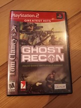 Tom Clancy&#39;s Ghost Recon Sony PlayStation 2, 2002 Game and Case No Instructions - £3.88 GBP