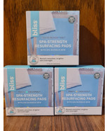 Lot Of 3 Bliss Spa- Strength Resurfacing Pads - $744.87 MXN