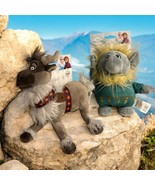 Lot Of 2 Disney Frozen Dog Toy Plush Squeaky Sven The Reindeer And Pebbl... - $21.92 CAD