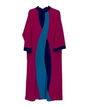 Vintage Vanity Fair Robe House Coat Dressing Gown Zip Front Velour Size ... - $36.81