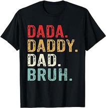 Dada Daddy Dad Bruh Retro Vintage Funny Fathers Day T-Shirt - £12.59 GBP+