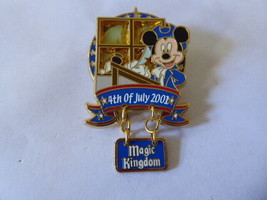 Disney Trading Pins 5686 WDW - Magic Kingdom - Fourth of July 2001 - Mickey - £9.88 GBP