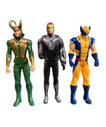 Marvel Loki Iron Man &amp; Wolverine Action Figures Set 2013 &amp; 2016 - $27.27