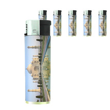 Famous Landmarks D4 Lighters Set of 5 Electronic Refillable The Taj Mahal India - £12.57 GBP