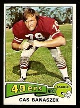 San Francisco 49ers Cas Banaszek 1975 Topps # 248 EX/EM - £0.39 GBP