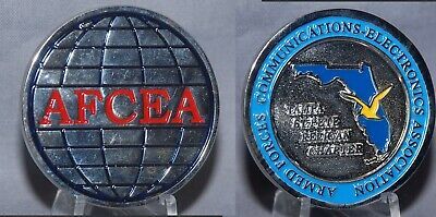 Large! ARMED FORCES COMMUNICATIONS ELECTRONICS ASSOC. challenge coin - $19.79