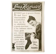 Louis Hermsdorf Panty Hose 1897 Advertisement Victorian Clothing ADBN1www - $19.99