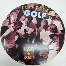 1960s Sports Televised Golf Circular Cardboard Collectable With Fun Facts - £6.36 GBP