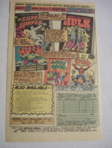 1978 Marvel Ad Best of Spidey, Silver Surfer, Hulk, Fun Book, Marvel Cal... - $7.99