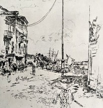 Little Mast Etching Print 1922 James McNeill Whistler 1st State Art SmDwC2 - £23.80 GBP