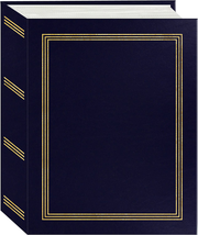 Mini-Max Photo 100 Pocket 4X6 Photo Album, Navy Blue - $223.83 MXN