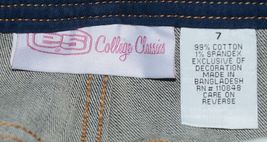 E5 College Classics Womens Notre Dame Jeans Size 7 Medium Wash Skinny image 9