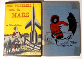 Miss Pickerell Lot of 2 Books Goes to Mars &amp; Arctic (Hardcover) Ex. Library - £15.47 GBP