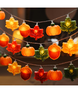 Fall Decor Lights, 9.8FT 20 LED Thanksgiving String Lights, Battery Oper... - $388.58 MXN