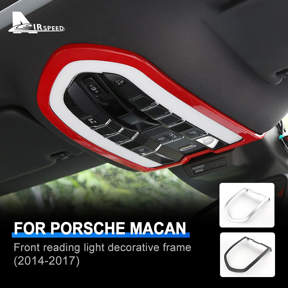 ABS Car Front Reading Light Frame Cover Interior Trim for Porsche Macan Panamera - £34.15 GBP