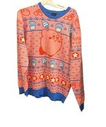 Kirby Christmas men&#39;s blue sweatshirt XL - $36.00