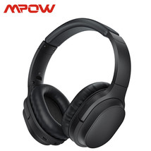 Mpow H24 Bluetooth Headphones Fold-able Wireless Headset Stereo 5 EQ Modes - £30.45 GBP