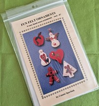 6 Fun Felt Ornaments Sew Wonderful Dreams by Connie Spurlock SWD 87 NIP - £6.36 GBP