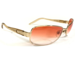 Vogue Sonnenbrille VO3332-S 280/2B Gold Wrap Rahmen Mit Rot Orange Linsen - $64.89