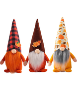 3 Pcs Fall Decoration Harvest Thanksgiving Decorations Gnomes Plush Elf ... - $412.88 MXN