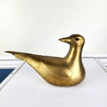 Pigeon Bird Heavyweight Brass Figurine Home Decor - $38.61