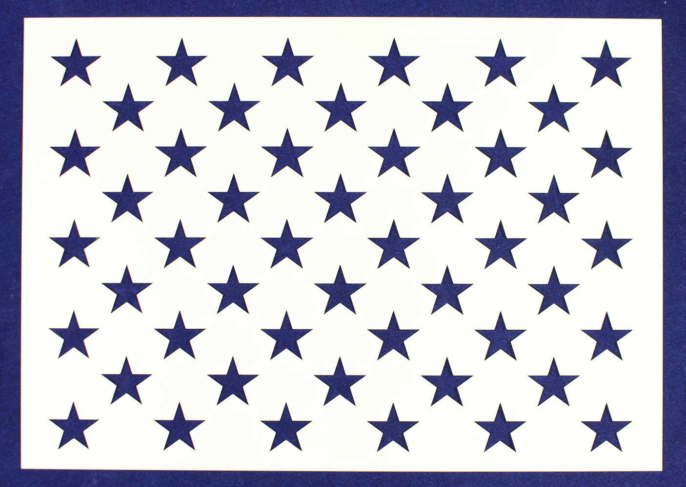 Primary image for US G Spec 9.50" x 13.41" -Star Field Painting/Crafts/Stencil/Template