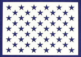 US G Spec 9.50&quot; x 13.41&quot; -Star Field Painting/Crafts/Stencil/Template - $18.76