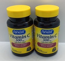 Rexall Vitamin C 500mg Immune System Health No Gluten Supplement 60 Tabs... - £10.93 GBP