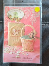 Crab Apple Hill #816 Pincushion Frilly Ribbons Embroidery Pattern 2002 Hawkey - £7.52 GBP