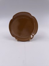 Plainsman Brown 5GS by Frankoma  6 3/4 in Bread &amp; Butter Plate Scalloped Edge - £10.89 GBP