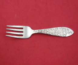 Nursery Rhyme by Various Sterling Silver Baby Fork ABC by Rogers 4 1/8&quot; - £46.83 GBP