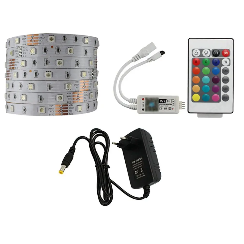 30 LEDs/m Waterproof LED Strip Light Set Smart Control RGB Colorful with... - £154.90 GBP