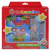 Cocomelon Fashion Journal Secret Diary Set - Locking Diary for Kids, Writing Kit - £11.15 GBP